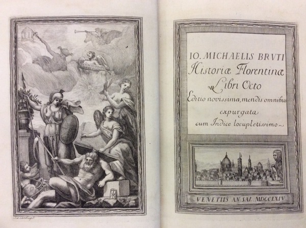 IO. MICHAELIS BRUTI HISTORIAE FLORENTINAE LIBRI OCTO. - Editio novissima, …
