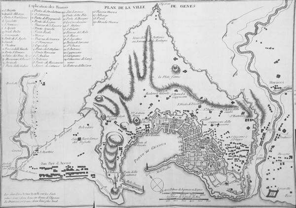 DESCRIPTION DES BEAUTES DE GENES ET DE SES ENVIRONS. - …