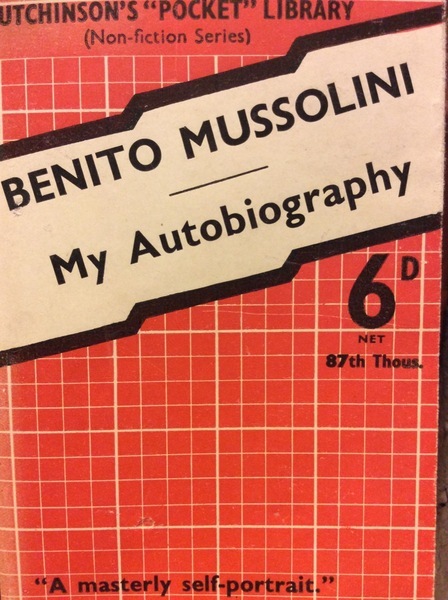 MY AUTOBIOGRAPHY. - Translated together with a Foreword by R. …
