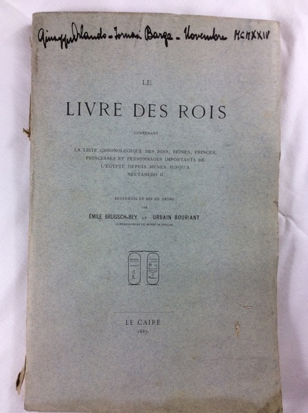 LE LIVRE DES ROIS. - Recueillis et mis en ordre.