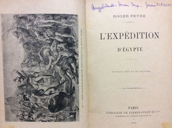 L'EXPEDITION D'EGYPTE. - Ouvrage orné de 48 gravures.