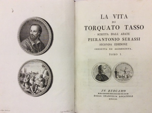 LA VITA DI TORQUATO TASSO. - Seconda edizione corretta ed …
