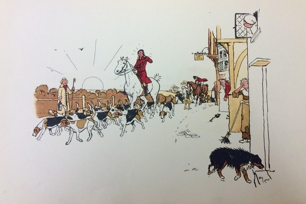 A SPORTING GARLAND. - Pictured by CECIL ALDIN.