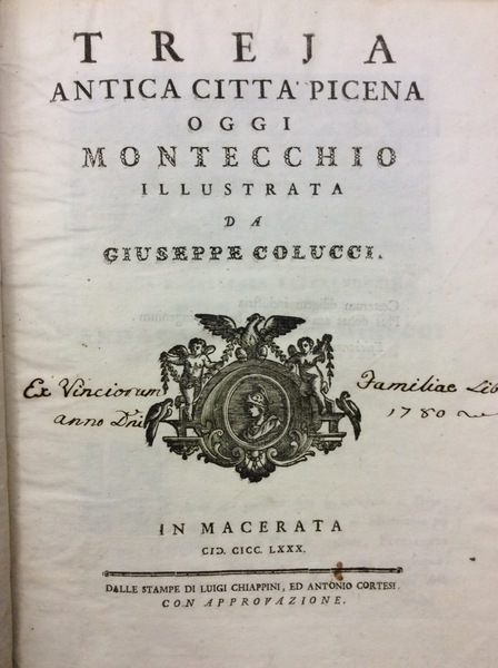 TREJA ANTICA CITTA' PICENA OGGI MONTECCHIO.