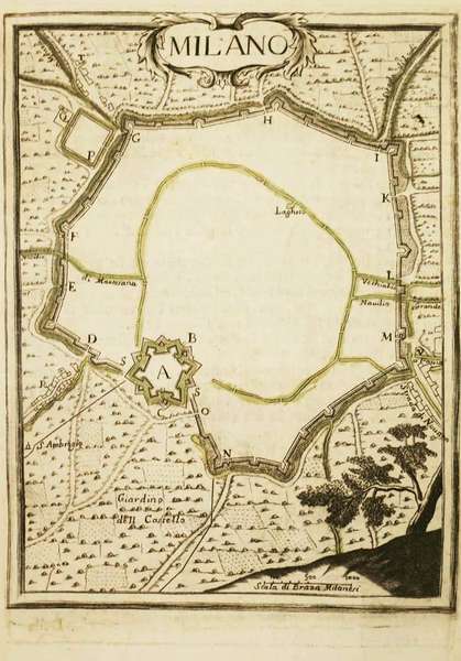 PIANTE DELLE CITTA' PIAZZE E CASTELLI FORTIFICATI IN QUESTO STATO …