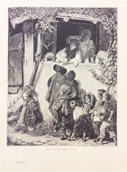 LA SVIZZERA. - Illustrata da Alessandro e Arturo Calame ed …