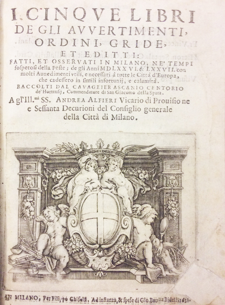 I CINQUE LIBRI DE GLI AVVERTIMENTI ORDINI GRIDE ET EDITTI. …