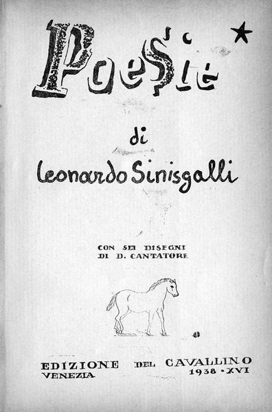 POESIE. - Con sei disegni di D. Cantatore.