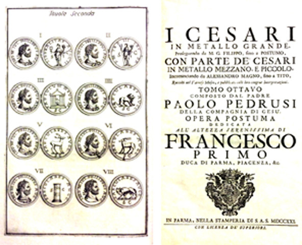 I CESARI IN ORO (IN ARGENTO IN MEDAGLIONI IN METALLO …