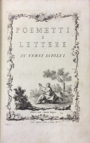 POEMETTI E LETTERE IN VERSI SCIOLTI.