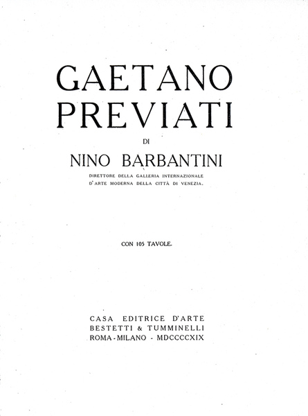 GAETANO PREVIATI.