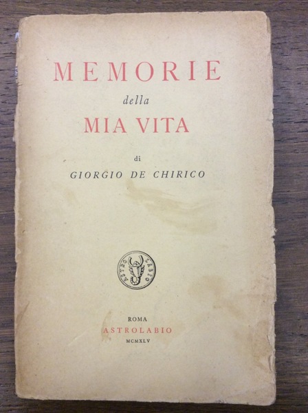 MEMORIE DELLA MIA VITA.