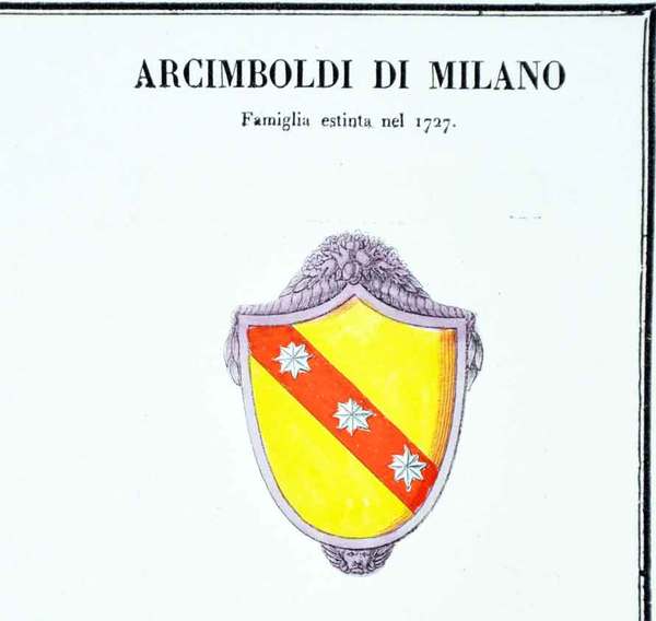 ARCIMBOLDI DI MILANO. - Famiglie celebri italiane.