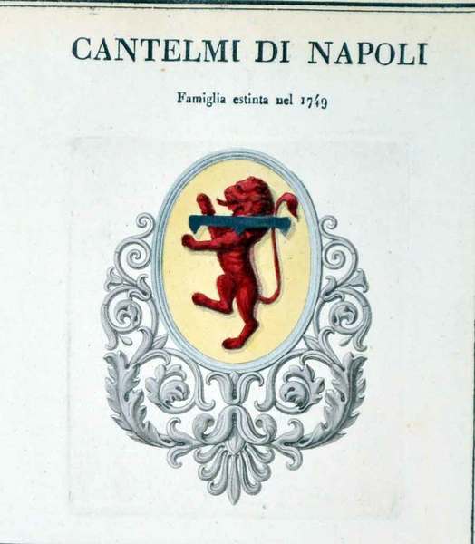 CANTELMI DI NAPOLI. - Famiglie celebri italiane.