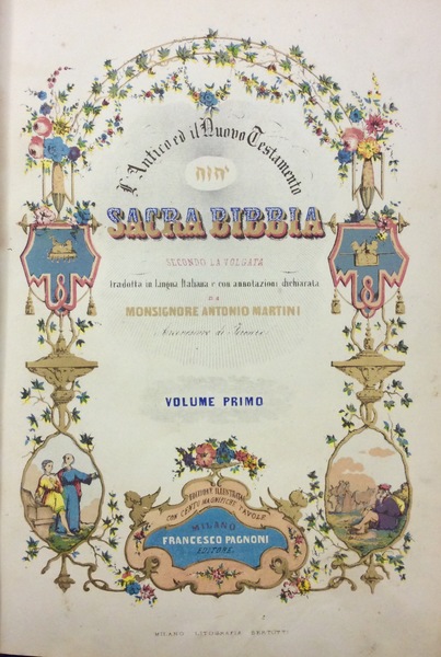 LA SACRA BIBBIA SECONDO LA VOLGATA. - Tradotta in lingua …
