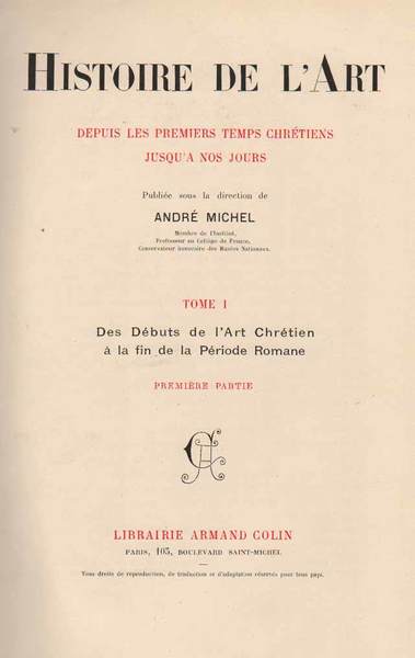 HISTOIRE DE L'ART. - Depuis les premiers temps chrétiens jusqu'à …
