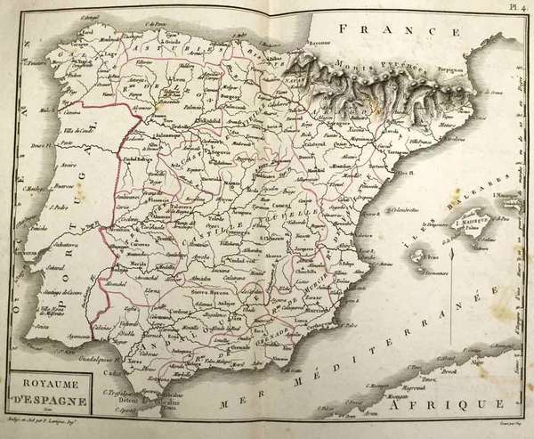 ITINERAIRE DESCRIPTIF DE L'ESPAGNE. - Et Tableau élémentaire des différentes …