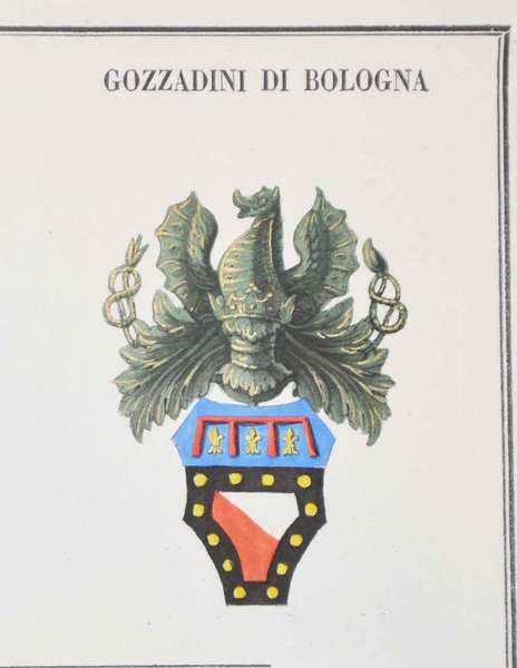 GOZZADINI DI BOLOGNA. - Famiglie celebri italiane.