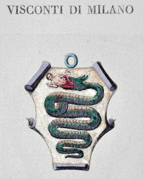 VISCONTI DI MILANO. - Famiglie celebri italiane.