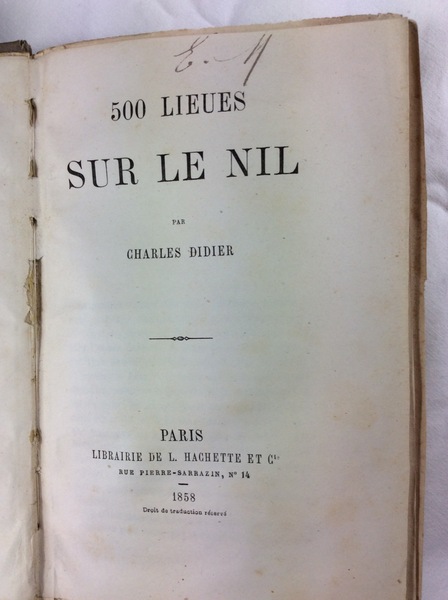 500 LIEUES SUR LE NIL.