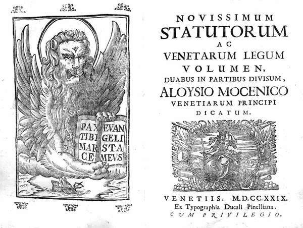 NOVISSIMUM STATUTORUM AC VENETARUM LEGUM VOLUMEN. - Duabus in partibus …