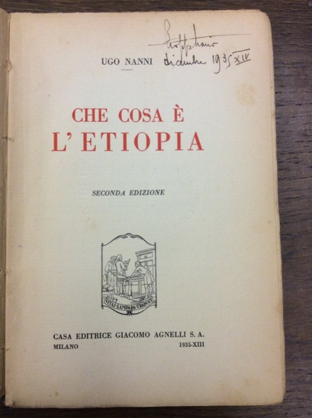 CHE COSA E' L'ETIOPIA. - Seconda edizione.