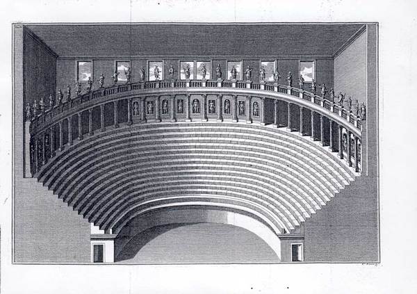 DEL TEATRO OLIMPICO DI ANDREA PALLADIO IN VICENZA. - Discorso. …