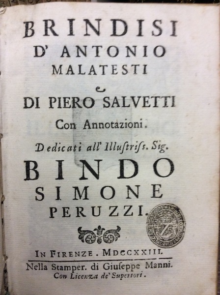 BRINDISI. - Con annotazioni.