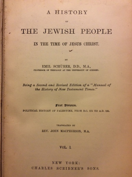 A HISTORY OF THE JEWISH PEOPLE. - In the time …