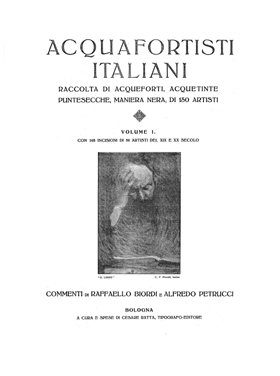 ACQUAFORTISTI ITALIANI. - Raccolta di 450 acqueforti, acquetinte, puntesecche, di …
