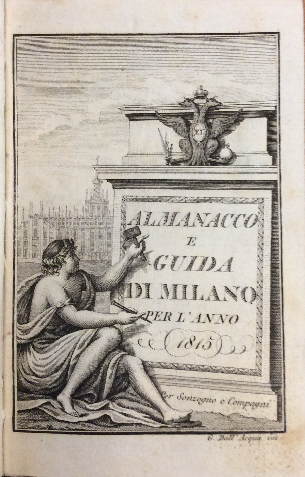 ALMANACCO E GUIDA DI MILANO PER L'ANNO 1815.