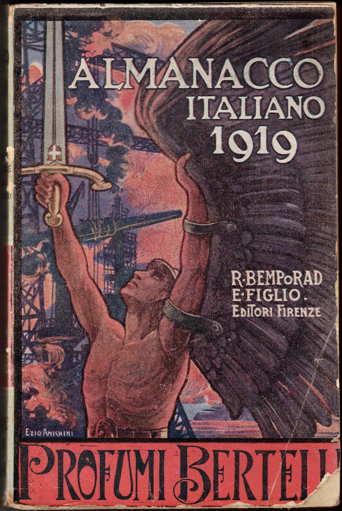 ALMANACCO ITALIANO. VOLUME XXIV PER L'ANNO DELLA PACE VITTORIOSA 1919. …