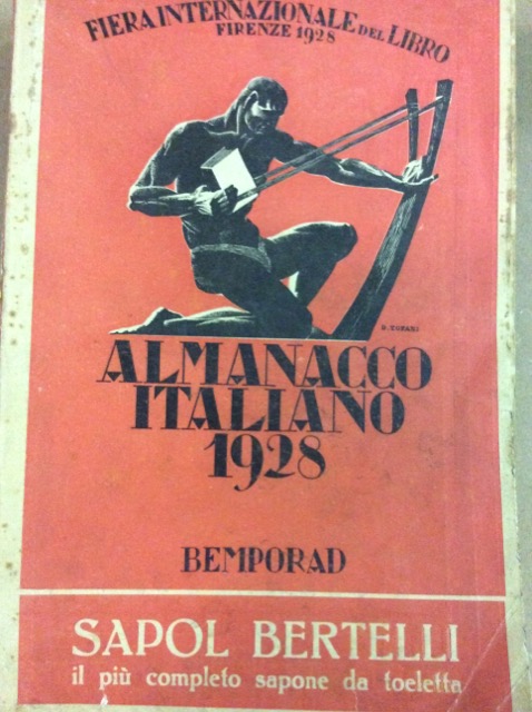 ALMANACCO ITALIANO. VOLUME XXXIII PER L'ANNO BISESTILE 1928 (VI DELL'E.F.). …
