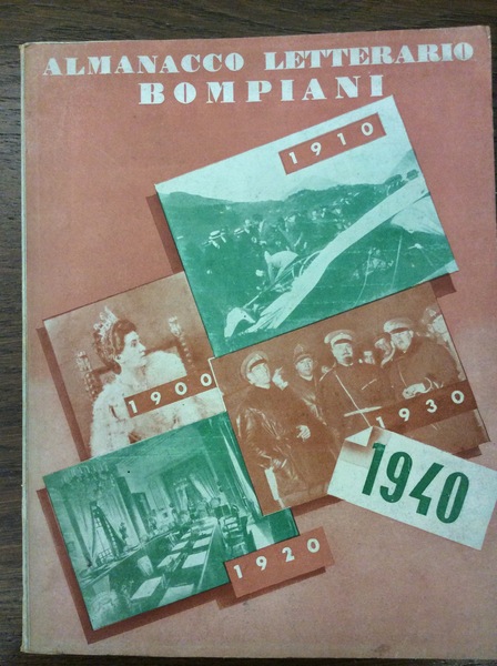 ALMANACCO LETTERARIO BOMPIANI 1940.