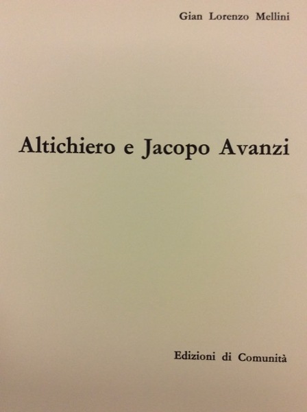 ALTICHIERO E JACOPO AVANZI.