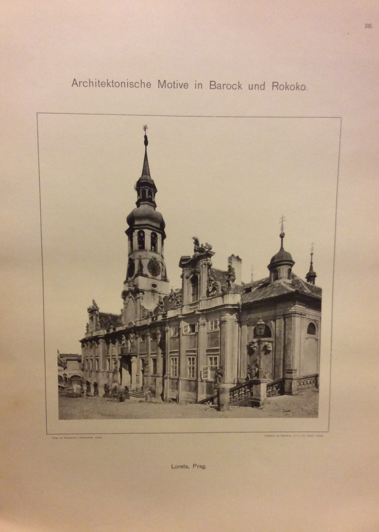 ARCHITEKTONISCHE MOTIVE IN BAROCK UND ROKOKO. - 100 Naturaufnahmen in …