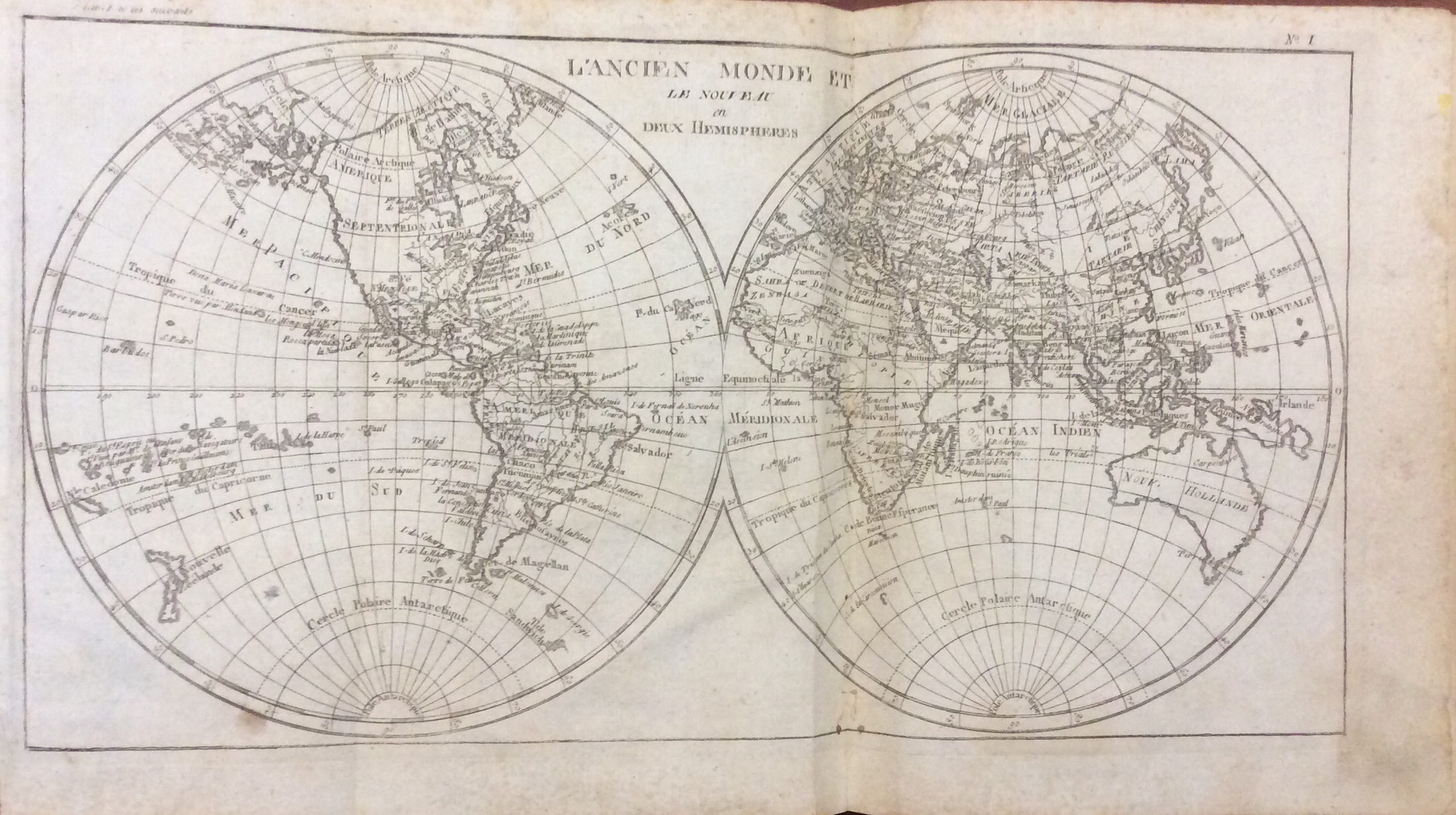 ATLAS DE TOUTES LES PARTIES CONNUES DU GLOBE TERRESTRE. - …