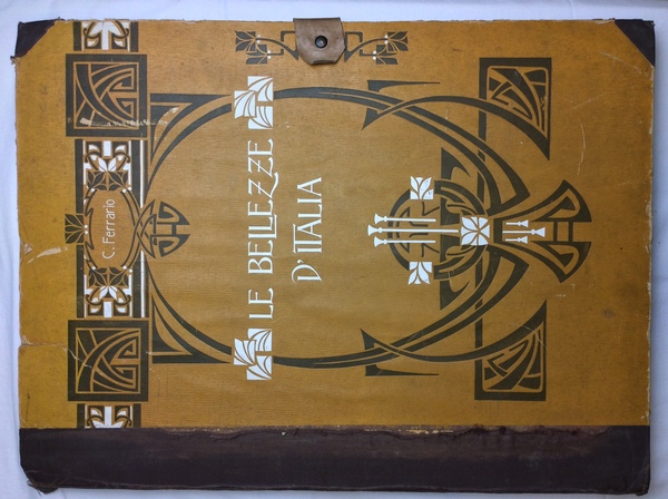 BELLEZZE ITALICHE. - 50 quadri tricromici. Testo in 4 lingue. …