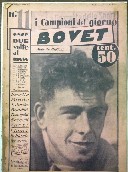 BOVET - I CAMPIONI DEL GIORNO. - Esce due volte …