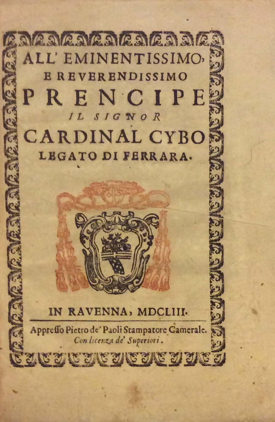 CAPITOLI, & CONVENTIONI IN MATERIA DE FIUMI, E FOSSI PUBBLICI, …