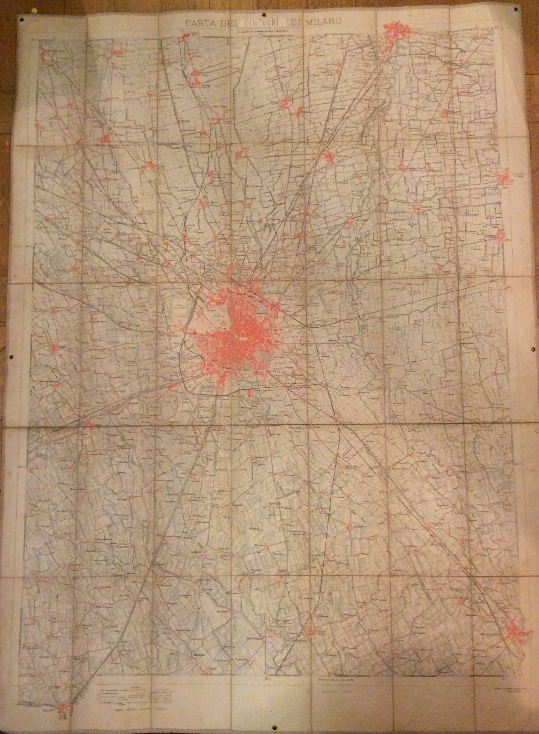 CARTA DEI DINTORNI DI MILANO. - Istituto Geografico Militare 1893 …