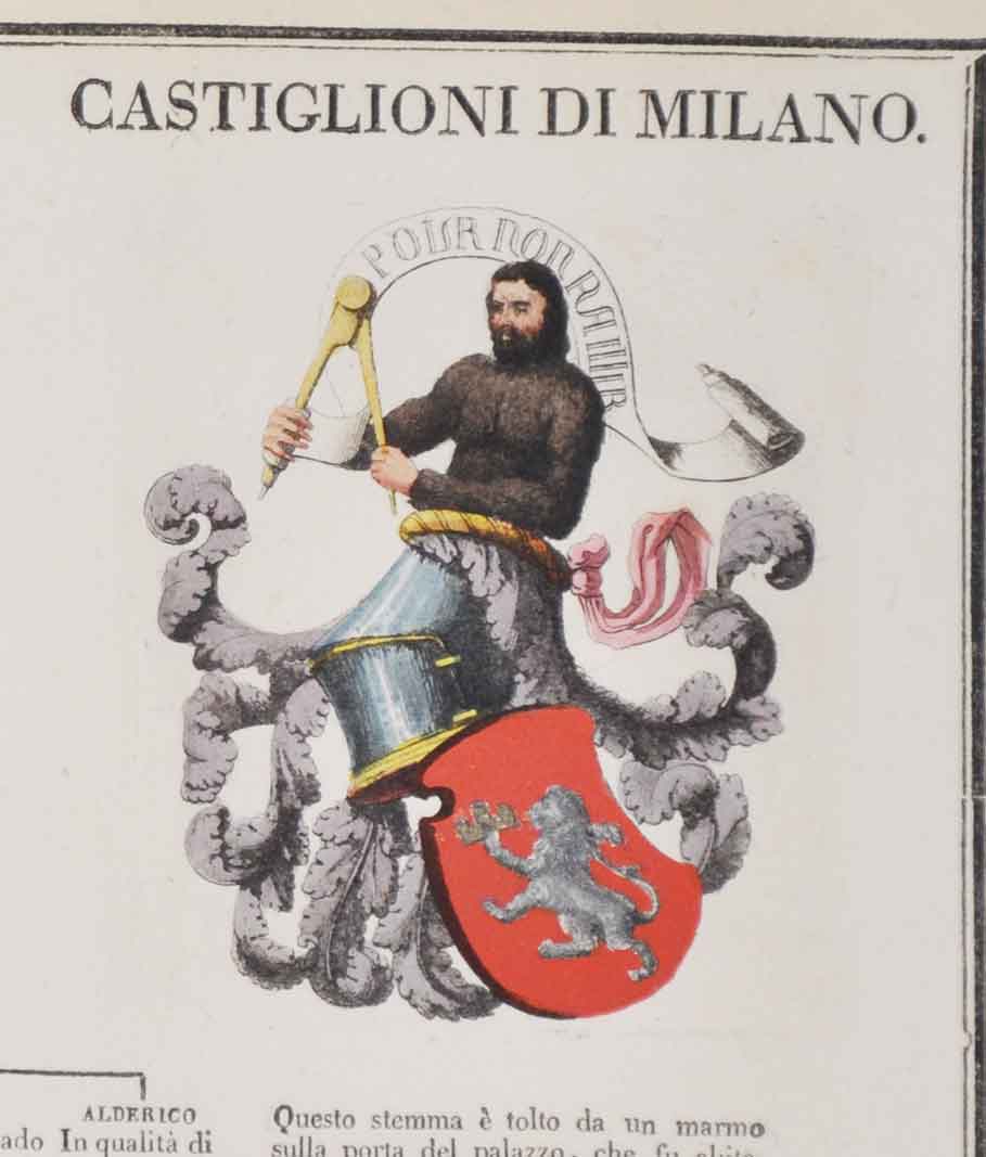 CASTIGLIONI DI MILANO. - Famiglie celebri italiane.