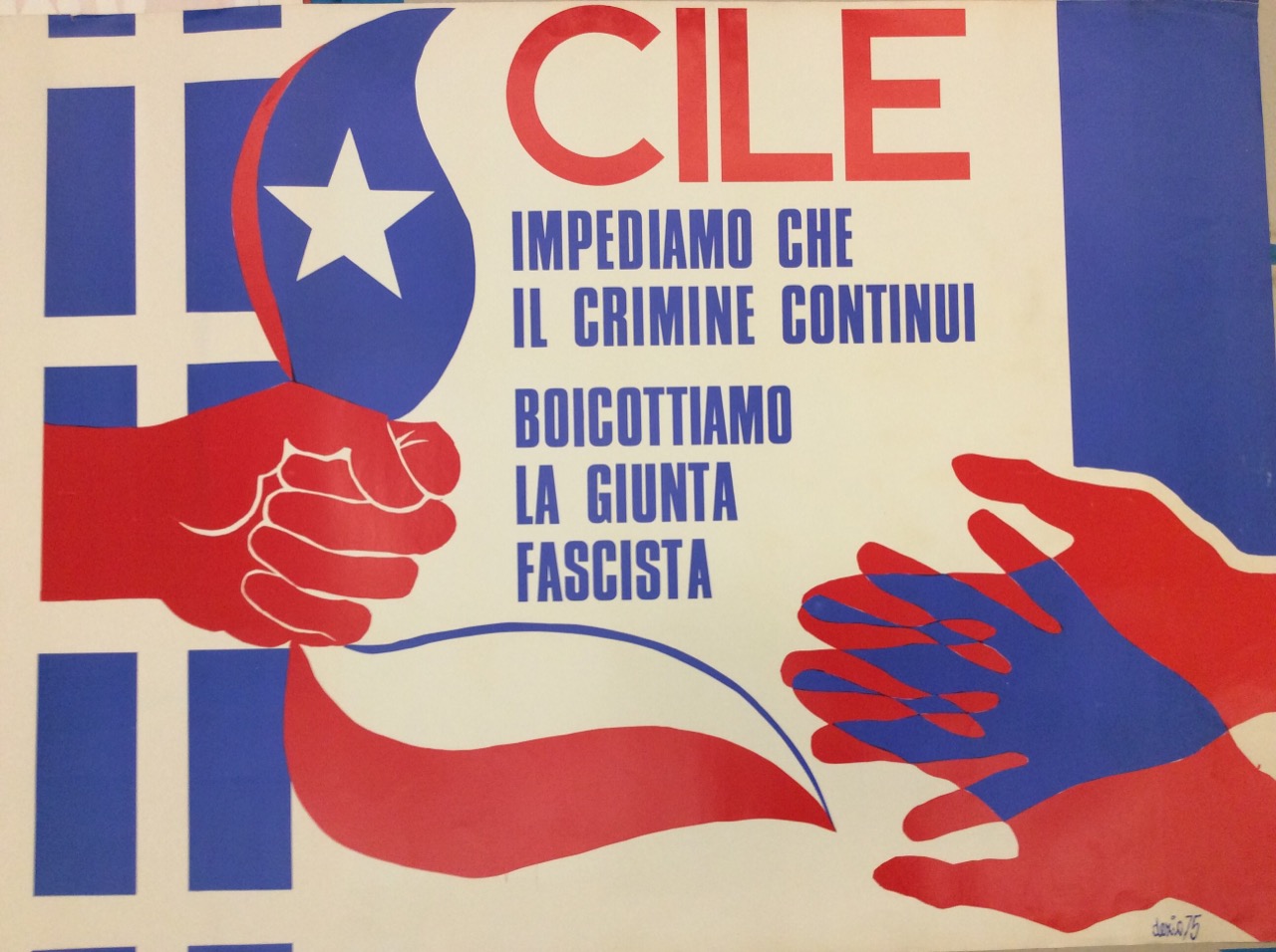 CILE. IMPEDIAMO CHE IL CRIMINE CONTINUI. BOICOTTIAMO LA GIUNTA FASCISTA.