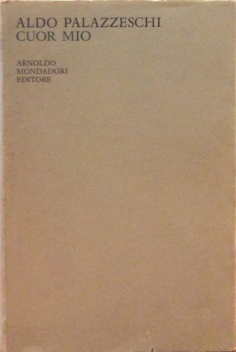 CUOR MIO. - Lo Specchio - I Poeti del nostro …