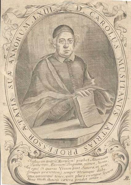 D. CAROLUS MUSITANUS LATRIAS PROFESSOR AETATIS SUAE ANNORUM LXIII.