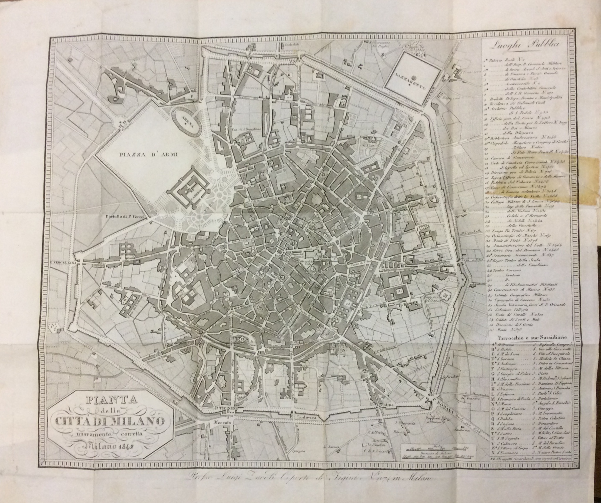 DESCRIZIONE DI MILANO E DE' PRINCIPALI SUOI CONTORNI DI CITTA', …