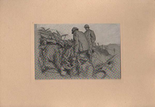 DICIOTTO DISEGNI DI GUERRA A FAVORE DELLA CROCE ROSSA ITALIANA.