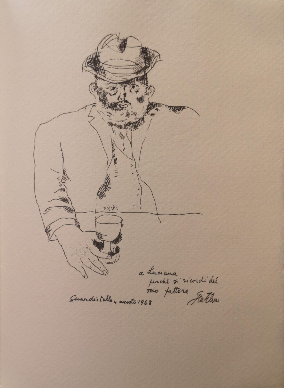 ELOGIO DEL VINO. - Con quattro disegni di Franco Gentilini.