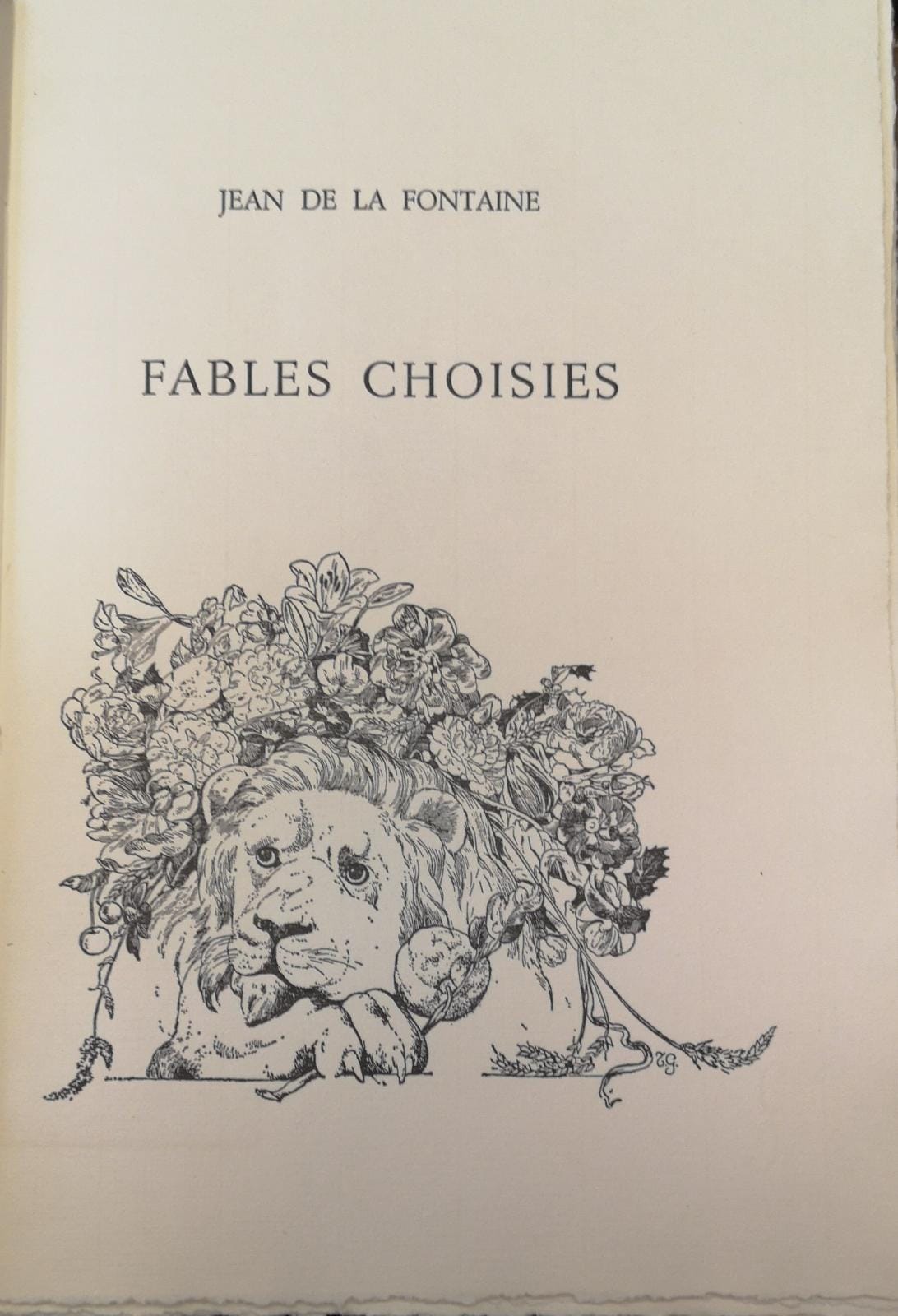 FABLES CHOISIES.