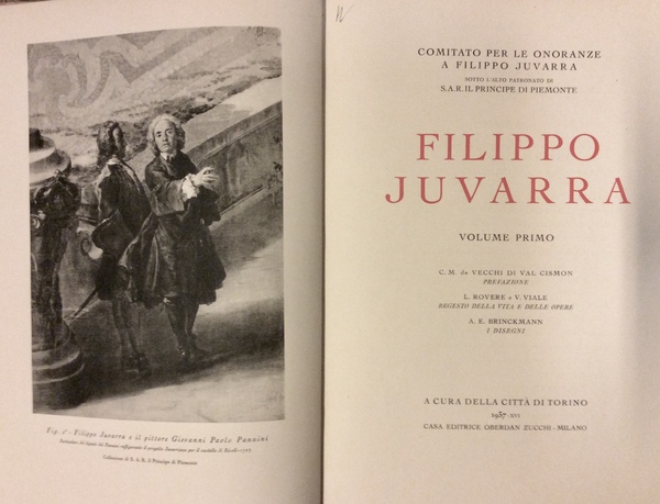 FILIPPO JUVARRA. - Prefazione di C.M. de Vecchi di Val …